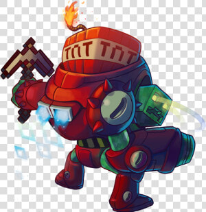 Awesomenauts Creeper Clunk  HD Png Download