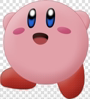 Cartoon Kirby Clip Art   Kirby Vector  HD Png Download