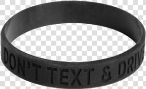 Don T Text And Drive Bracelet  Black   Security Belts  HD Png Download