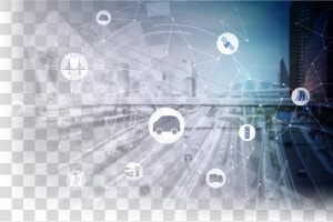 Connected Autonomous Vehicles Motorway  HD Png Download