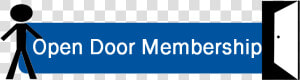 Open Door Membership  HD Png Download