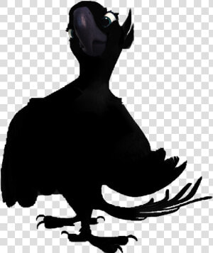  crow  bird  birb  rio  blu  jewel  lol  why  black   Rio  HD Png Download