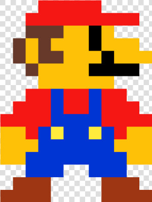Mario Transparent Old School   Pixel Art Mario Bros  HD Png Download
