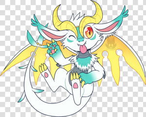 “tiny Alabaster Drake From The Force Of Will Tcg ”   Cartoon  HD Png Download