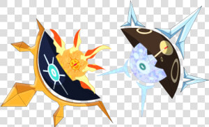 Shiny Solrock And Lunatone  HD Png Download