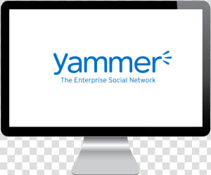 Yammer   Computer Monitor  HD Png Download