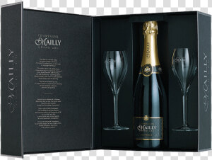 Mailly Brut Reserve Gift With 2 Glasses   Champagne  HD Png Download