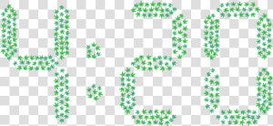Marijuana  Digital Clock  4 20  Drugs  Cannabis  Drug  HD Png Download