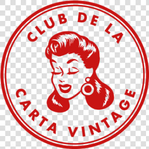 Club De La Carta Vintage Sello   Carmine  HD Png Download