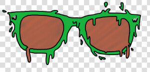 Grimeart Ftestickers Glasses Slimeart   Grime Art Glasses  HD Png Download
