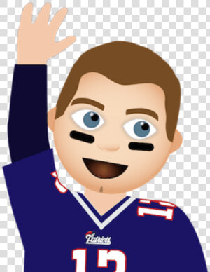 Brady 03   Boy Hand Up Emoji  HD Png Download