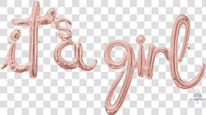 General Rose Gold Ci   Its A Girl Balloon  HD Png Download