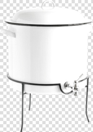 White Enamel Beverage Dispenser  HD Png Download