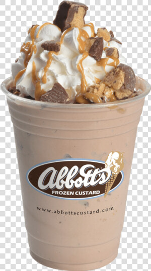 Abbotts Peanut Butter Shake   Abbotts Frozen Custard  HD Png Download