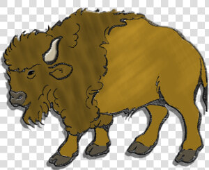 Herd Clipart Buffalo   Bison Clipart  HD Png Download