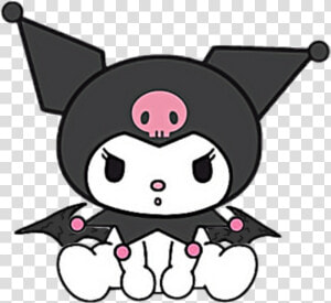Black  Grunge  And Kawaii Image   Transparent Kuromi Sanrio  HD Png Download