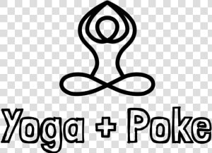 Yoga Poke Logo Black   Graphic Design  HD Png Download
