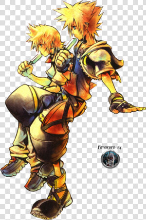 Kingdom Hearts 2 Roxas And Sora   Png Download   Kingdom Hearts Wallpaper Phone  Transparent Png