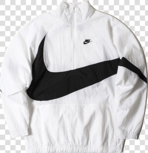 Swoosh Woven Halfzip Aj2696 100  HD Png Download