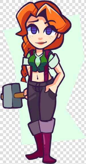 Leah So Cool   Stardew Valley Leah Fan Art  HD Png Download