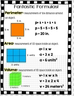 Volume Formula 5th Grade  HD Png Download