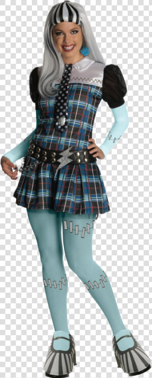 Ladies Frankie Stein Costume   Monster High Frankie Costume Adult  HD Png Download