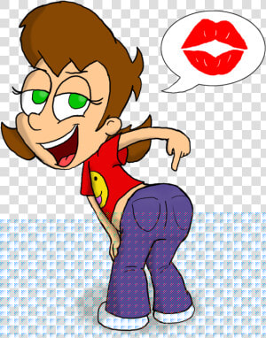 Cartoon Butt Png   Kiss My Butt Emoji  Transparent Png