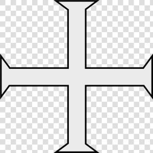 Transparent Templar Shield Png   White Templar Cross Png  Png Download
