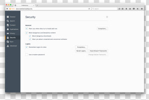 Firefox Mac Password Manager  HD Png Download