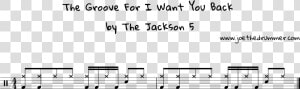 I Want You Back  Jackson Five   Want You Back Jackson 5 Drums  HD Png Download