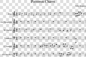 Patronus Charm Sheet Music For Flute  Clarinet  Alto   Cuan Grande Es Dios Partitura  HD Png Download