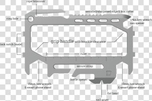 T01 Tactical Bifold Wallet   Dango Wallet Bottle Opener  HD Png Download