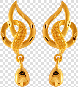 22kt Yellow Gold Clip on Earrings For Women   Gold Top Earrings Pc Chandra Jewellers  HD Png Download