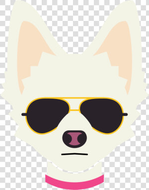 Forever Alone Face Png   Dog With Glasses Transparent  Png Download