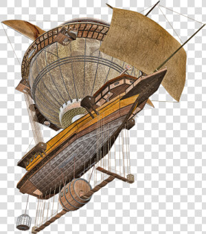 Zeppelin Drawing Steam   Airship Png  Transparent Png
