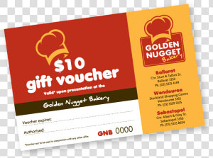 Golden Nugget Bakery  HD Png Download