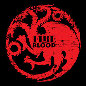 Casa Targaryen   House Targaryen Game Of Throne Fire And Blood  HD Png Download