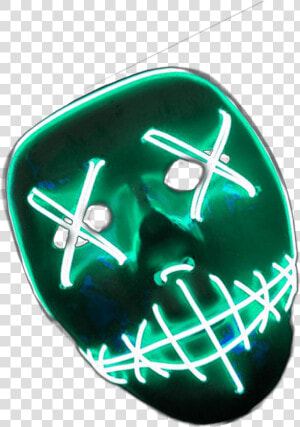 New Editing Png For Edits   Neon Hacker Mask Png  Transparent Png