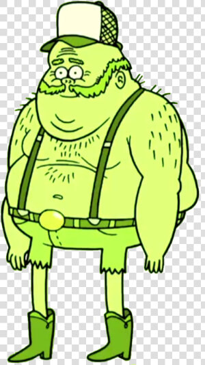 Regular Show Wiki   Cartoon Muscle Dad  HD Png Download