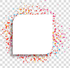  ftestickers  background  frame  confetti  cute  colorful   Circle  HD Png Download