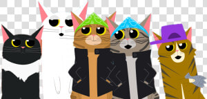 The Pets Factor Cat Gang   Cartoon  HD Png Download