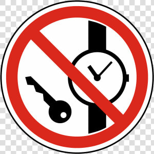 No Metallic Articles Or Watches  HD Png Download