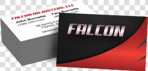 Falcon Adjusters Business Cards   Label  HD Png Download