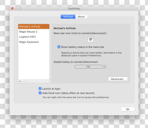 Settings   Toothfairy Mac  HD Png Download