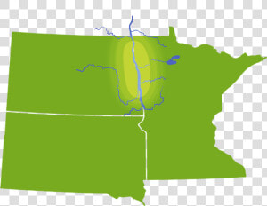Red River Valley Map   Minnesota Shape  HD Png Download