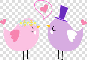 Pink water Bird organ   Love Bird Clipart Png  Transparent Png