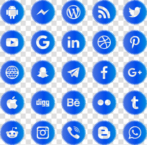Download Icons Social Media 2019 Svg Eps Png Psd Ai   Social Media Vector Icons 2019  Transparent Png
