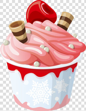 Ice Cream French Cuisine Fudge Sundae  HD Png Download