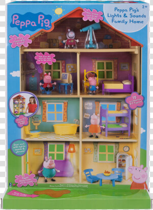 Peppa Pig Lights And Sounds Family Home  HD Png Download