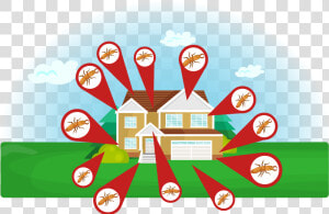 Terite Infestation Areas   Illustration  HD Png Download
